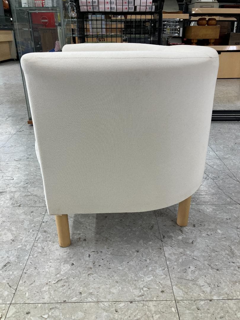 IKEA 1人掛けソファ SOLSTA OLARP ホワイト