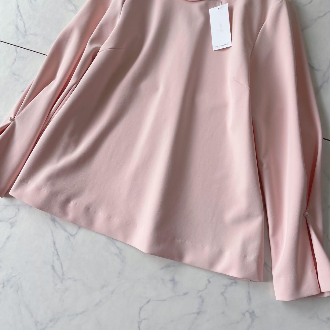 よこよこ【新品】SONO ソーノ パールボタン 丸襟 長袖ブラウス