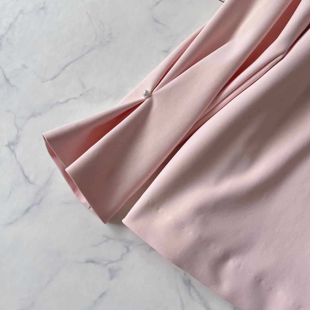 よこよこ【新品】SONO ソーノ パールボタン 丸襟 長袖ブラウス