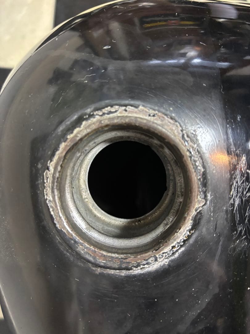 ハーレー　純正　初期エボ　分割　タンク　オリジナルペイント　1985 FXEF