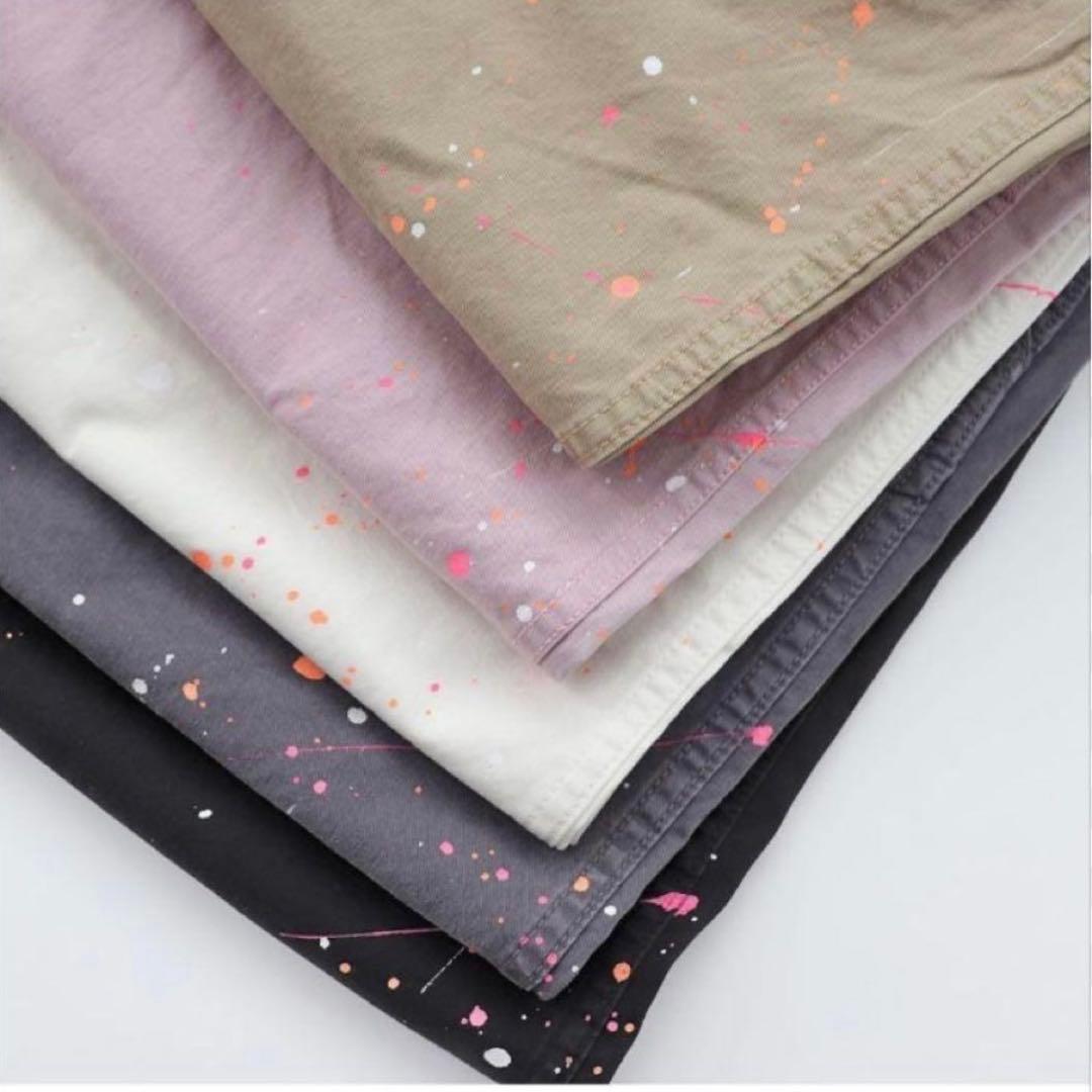 【美品】MASTER&CO. マスターアンドコー チノ ペンキ加工　ベージュ