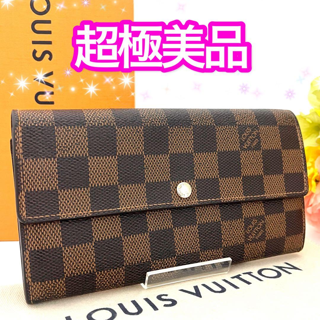 ポルトフォイユサラ ダミエ ルイヴィトン LOUIS VUITTON 長財布