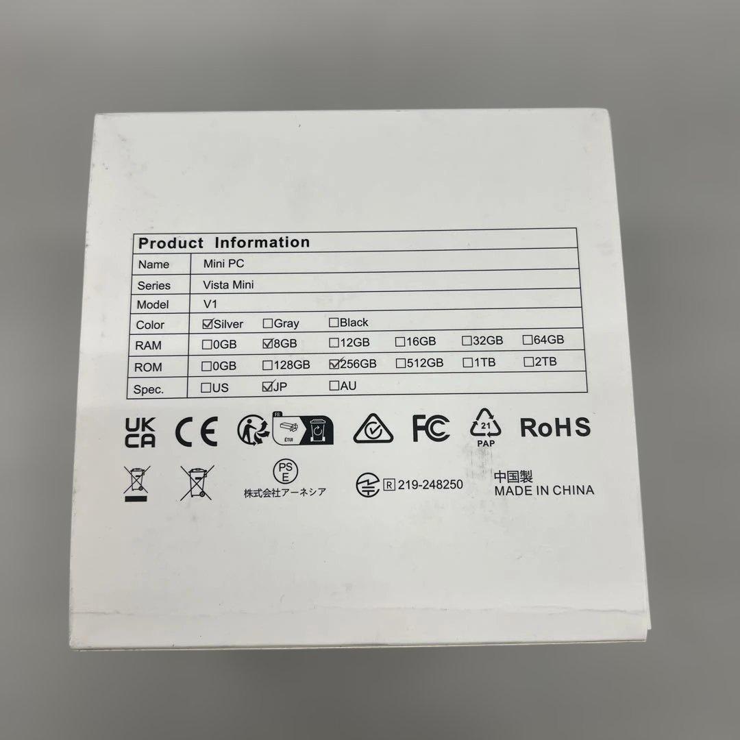 5105120　ミニpc n150 8gb 256gb ssd 4K2画面