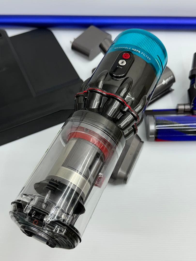 美品　動作保証　ダイソン掃除機　SV21 本体　ヘッド　パイプ　純正バッテリー付