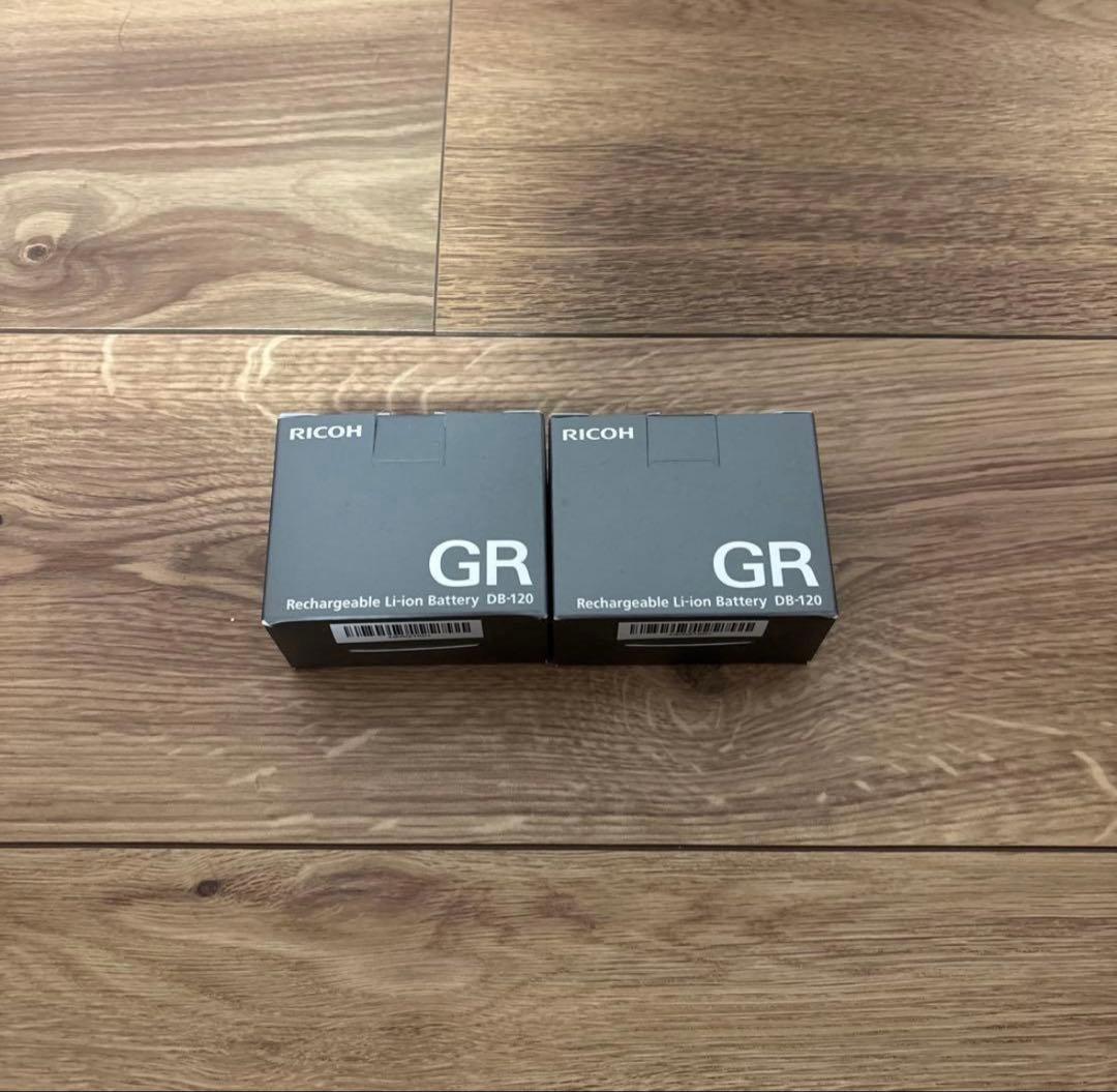 【2個セット】RICOHリコー DB-120 リチウムイオンバッテリー