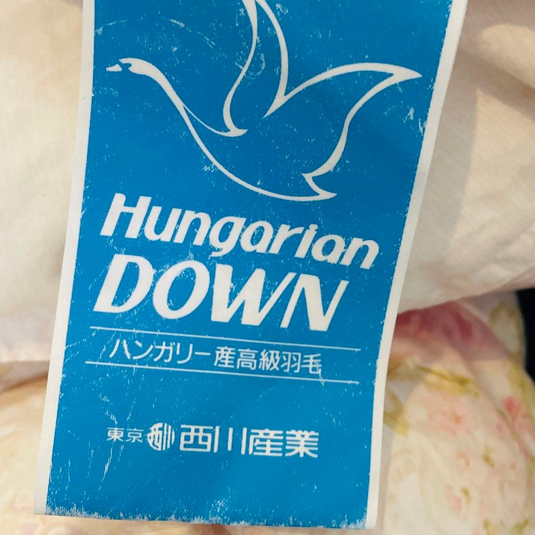 西川 ダブル 羽毛掛け布団 93%ダウン