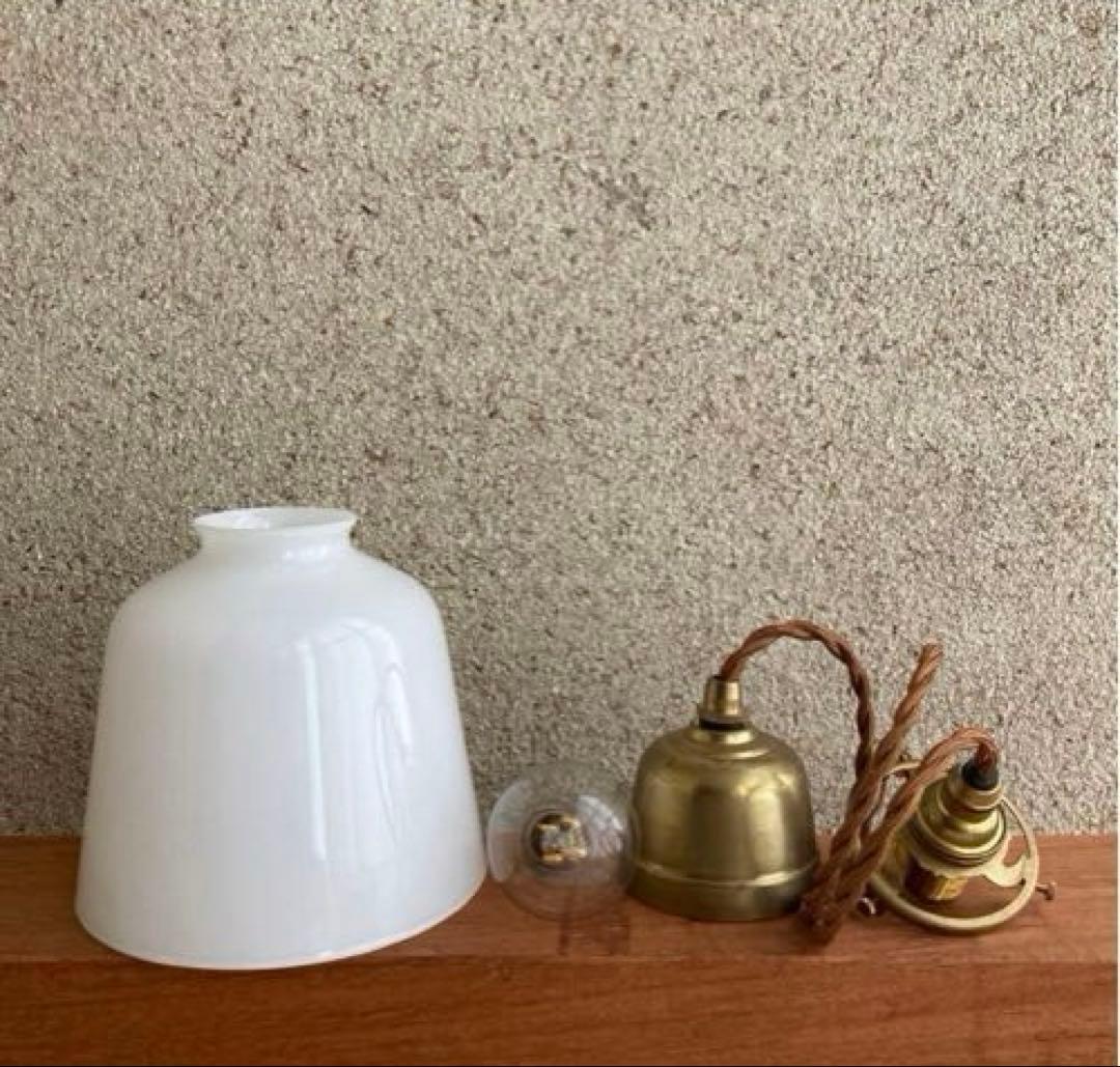 mo様　flame / baba glass (white)