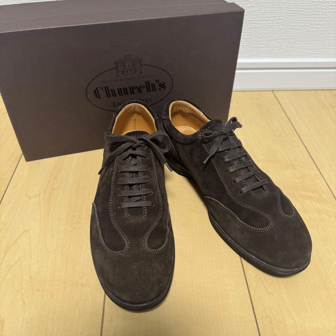 チャーチ/Church's/Keit/スエードスニーカー/ブラウン/サイズ6