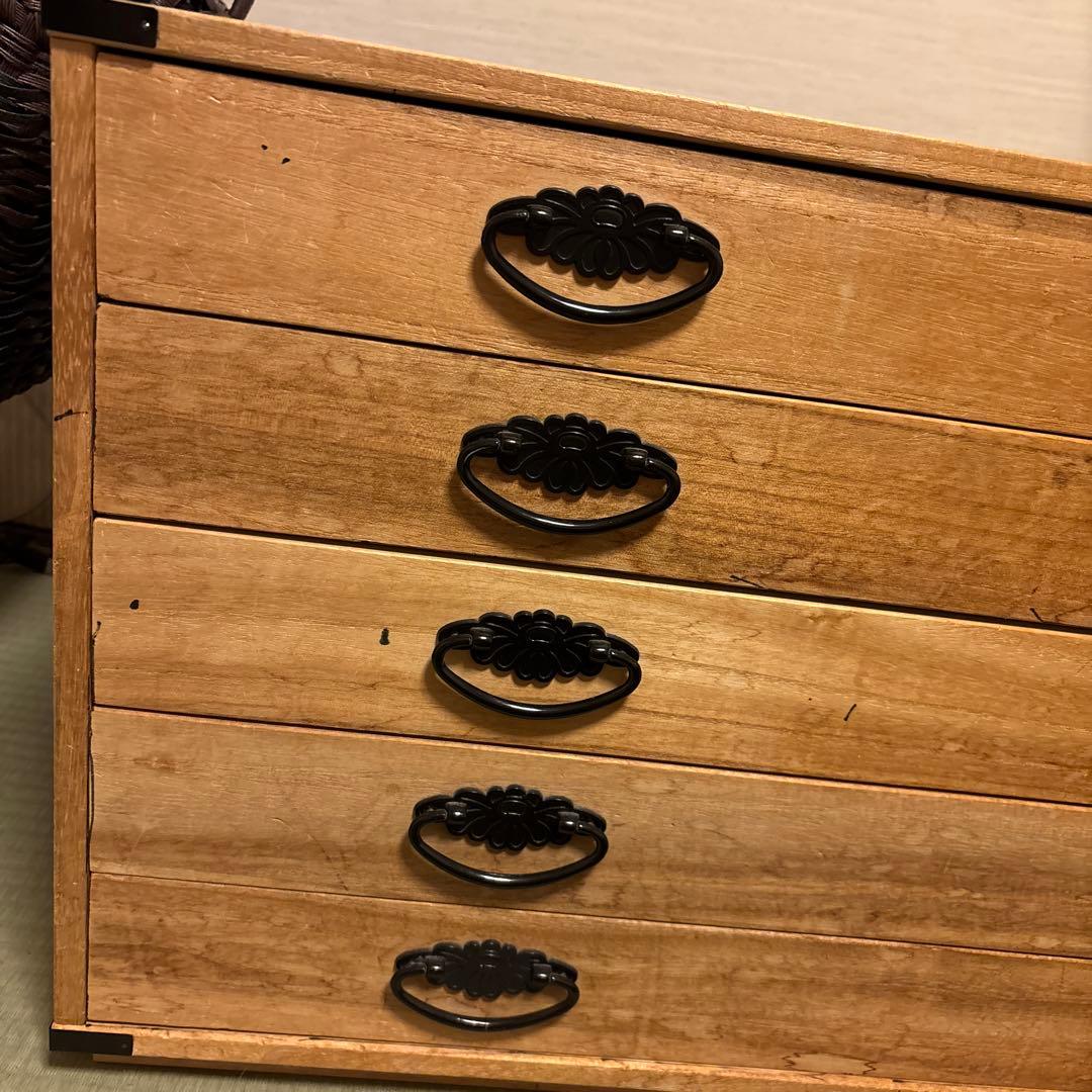 桐箪笥　5段　着物用