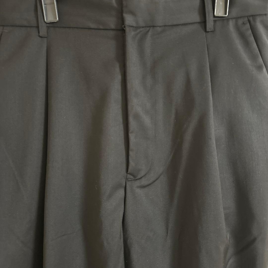 Camphor wood 1タックワイドバギースラックス