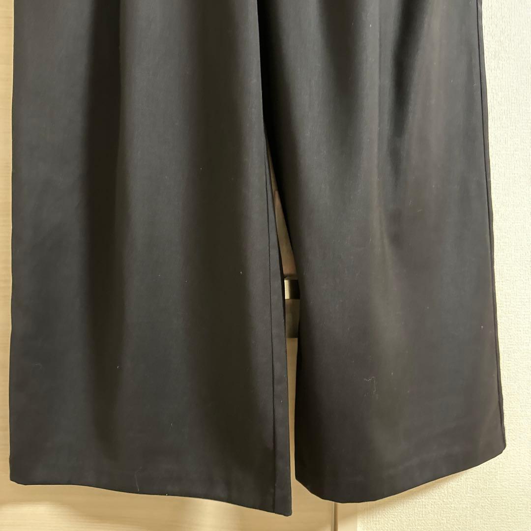 Camphor wood 1タックワイドバギースラックス