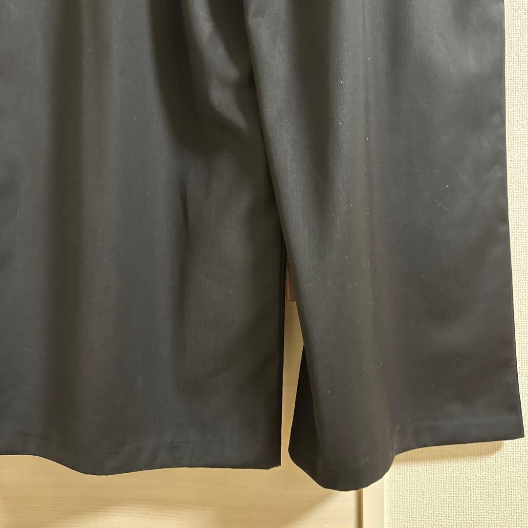 Camphor wood 1タックワイドバギースラックス