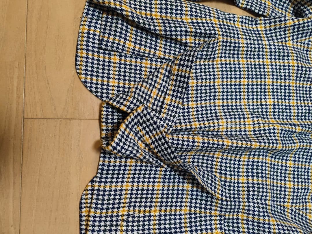 LARDINI　ラルディーニ リネンコットン チェックジャケット48