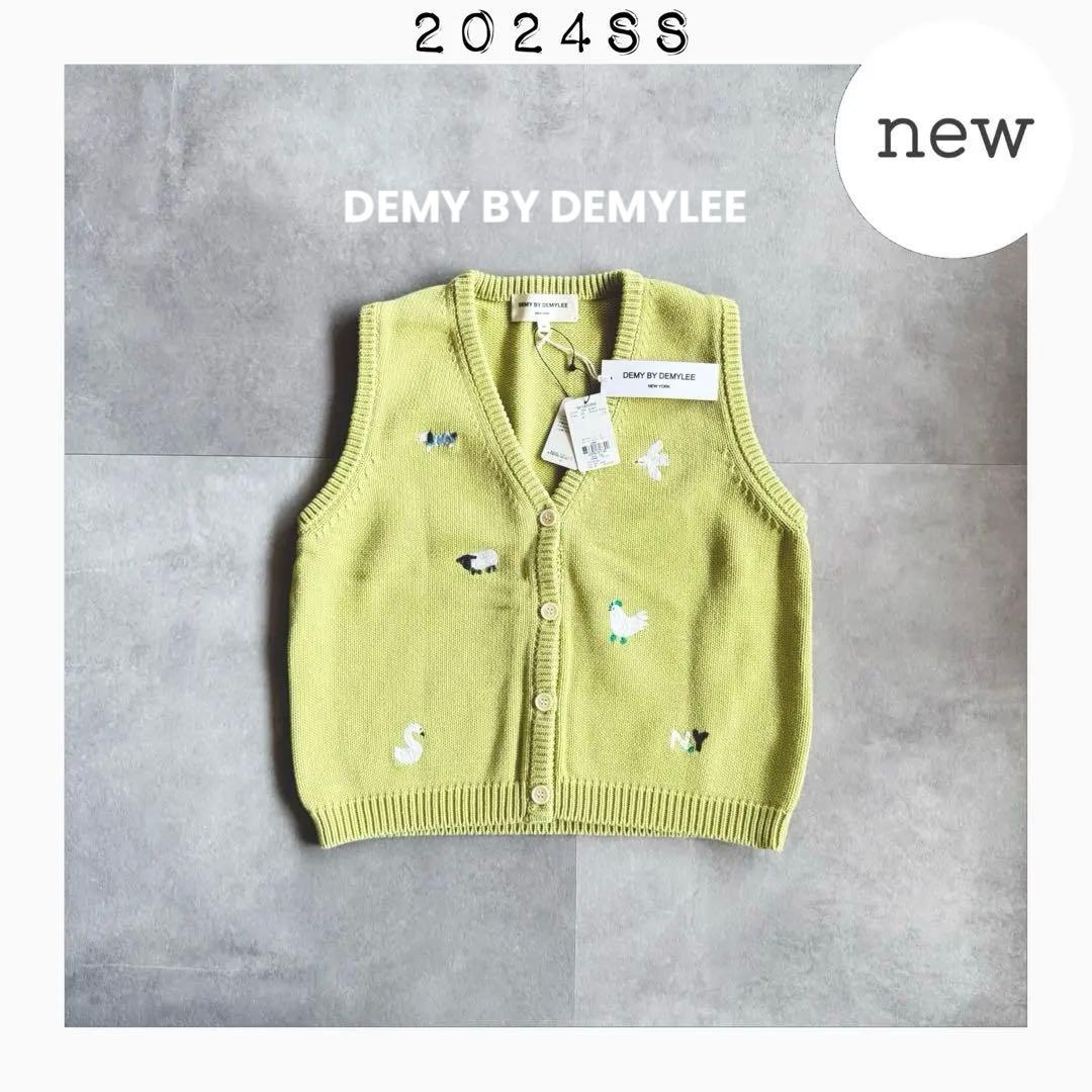 【未使用／2024✨】DEMY BY DEMYLEE ニットベスト アニマル刺繍