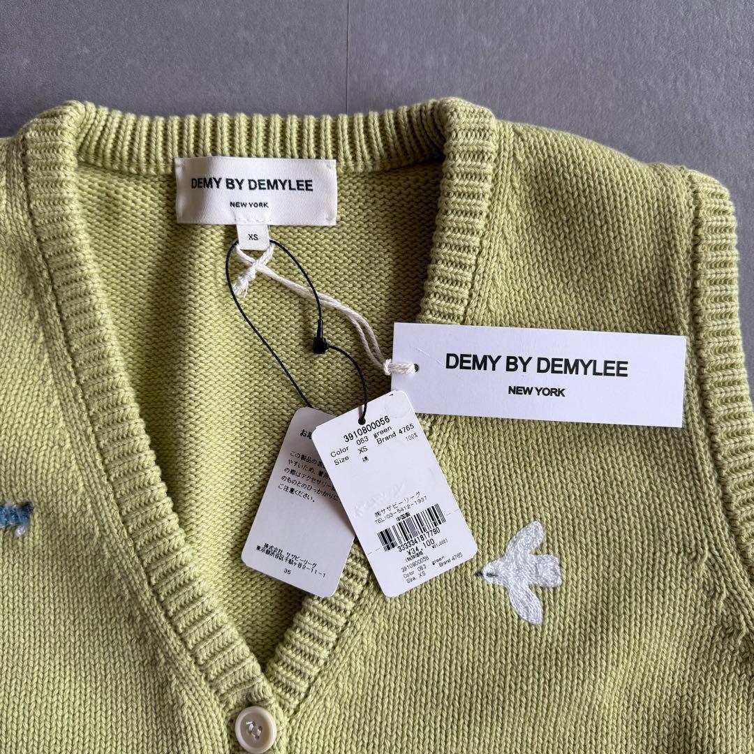 【未使用／2024✨】DEMY BY DEMYLEE ニットベスト アニマル刺繍