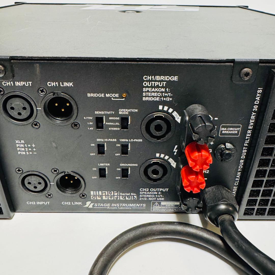 超希少 SAL CleAir12 日本製 パワーアンプ 8Ω 800w x2