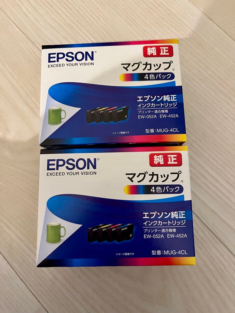 EPSON 純正インクカートリッジ 4色パック　２個