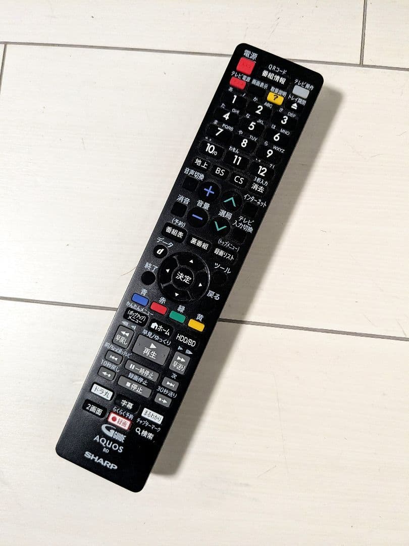 SHARPアクオスブルーレイ BD-NW1200 HDD 1TB 2番組同時録画