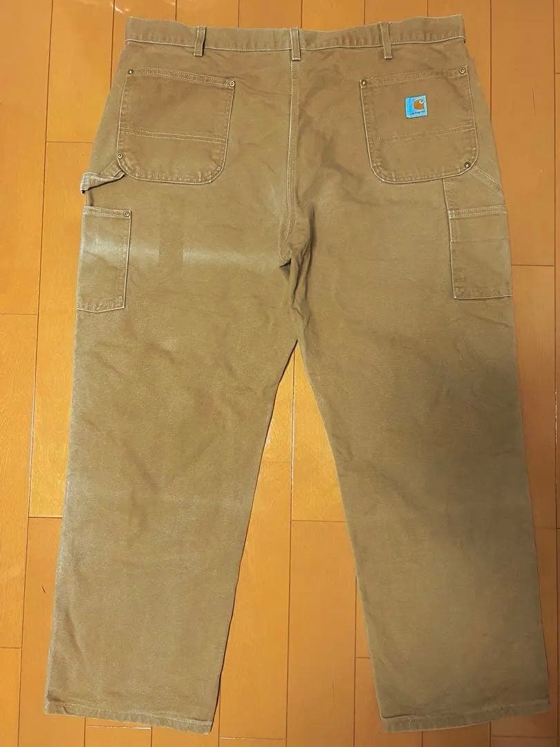 usa製 Carhartt ダブルニー ペインターパンツ ブラウン w42