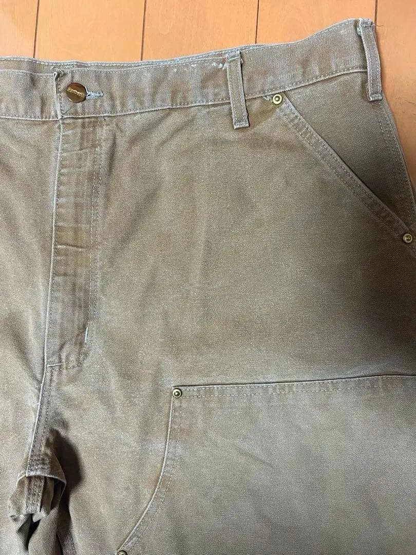 usa製 Carhartt ダブルニー ペインターパンツ ブラウン w42