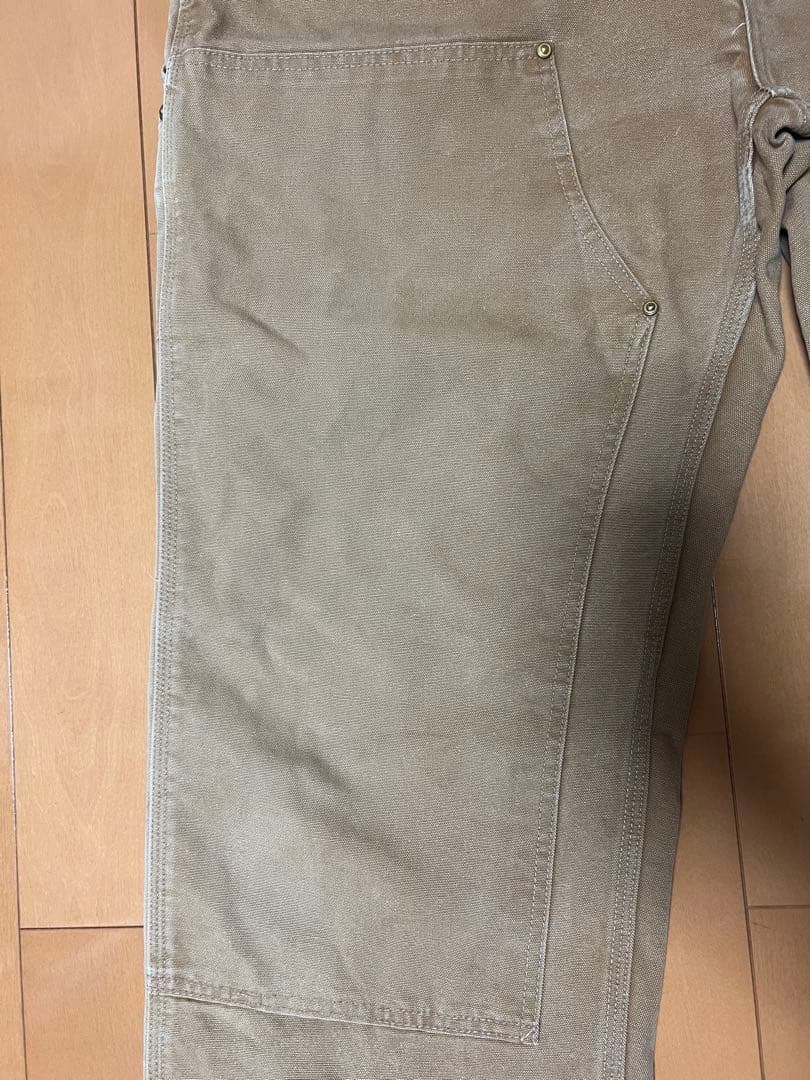 usa製 Carhartt ダブルニー ペインターパンツ ブラウン w42