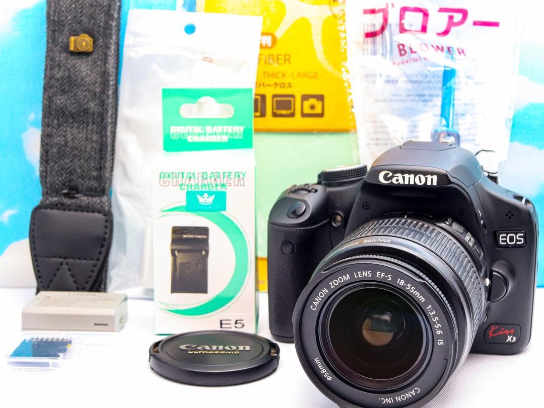 Canon Kiss X3⭐️一眼レフ 初めての方に⭐️スマホ転送⭐️動画もOK