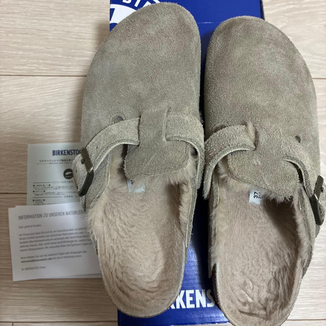 ビルケンシュトック ボストン　37 ベージュ