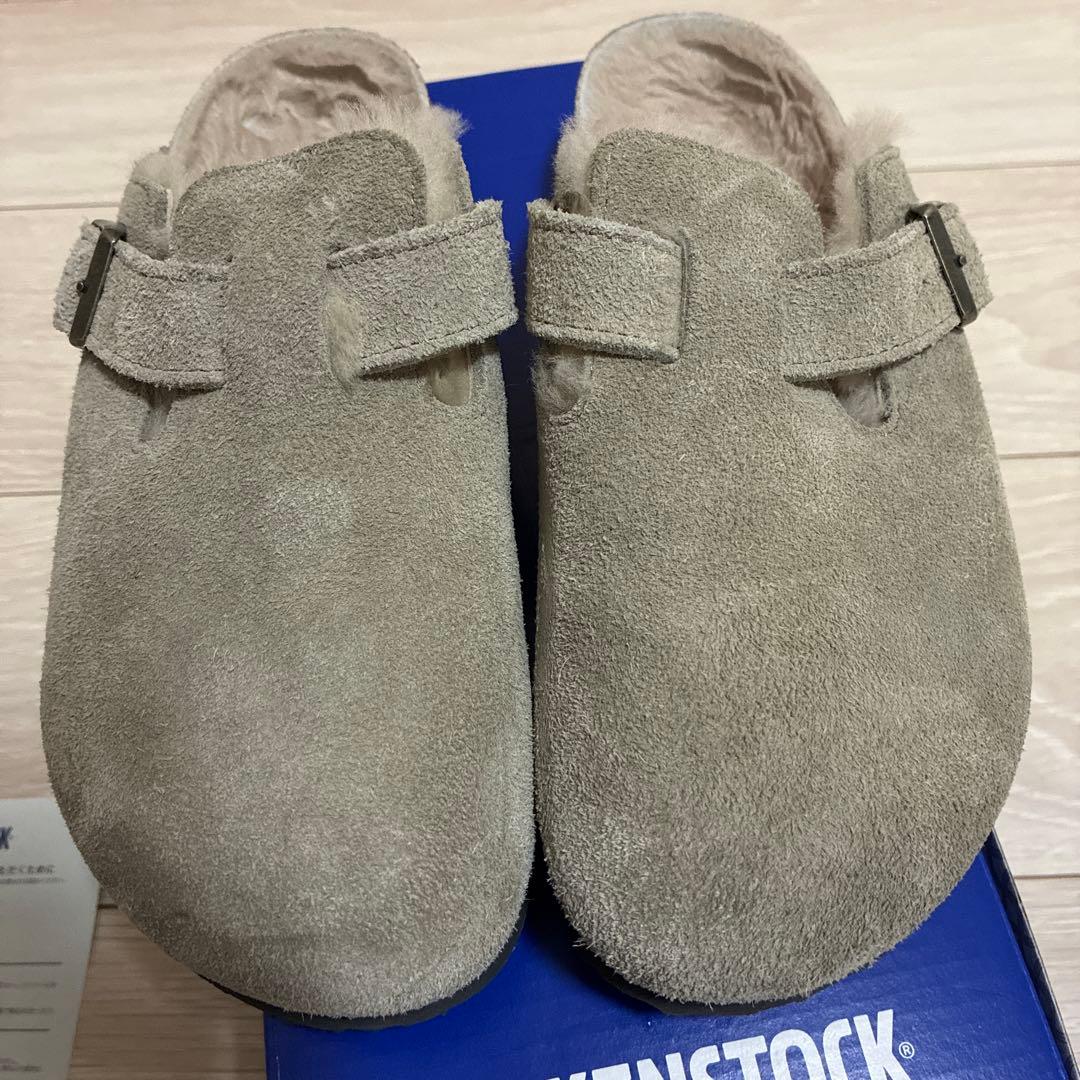 ビルケンシュトック ボストン　37 ベージュ