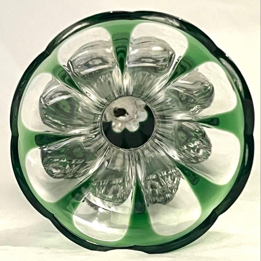 [未使用] ELBE Crystal エルベクリスタル　花瓶フラワーベース