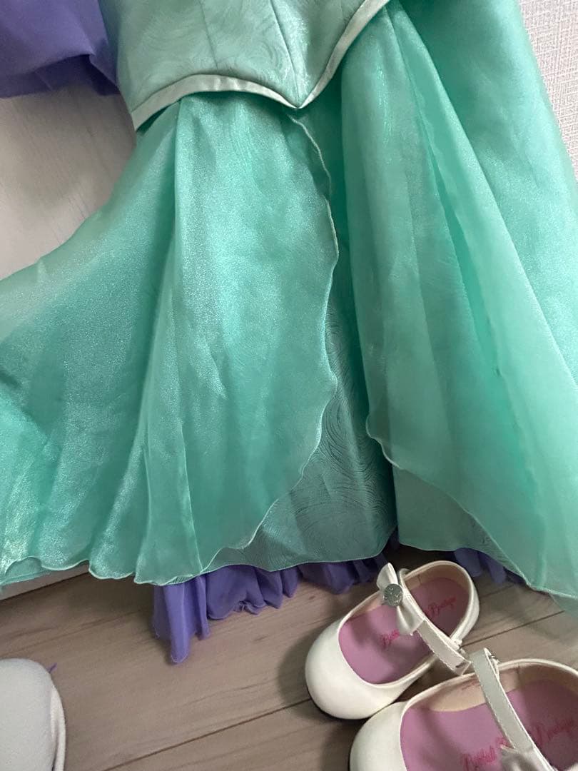 ビビディバビディブティック　アリエルドレス120 シューズ20㎝