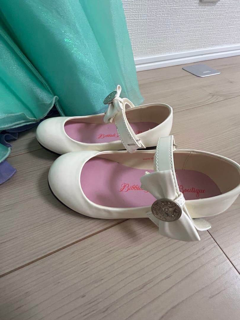 ビビディバビディブティック　アリエルドレス120 シューズ20㎝