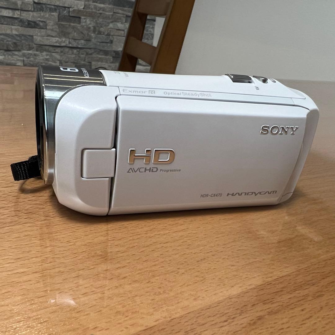SONY ビデオカメラ Handycam HDR-CX470 ホワイト