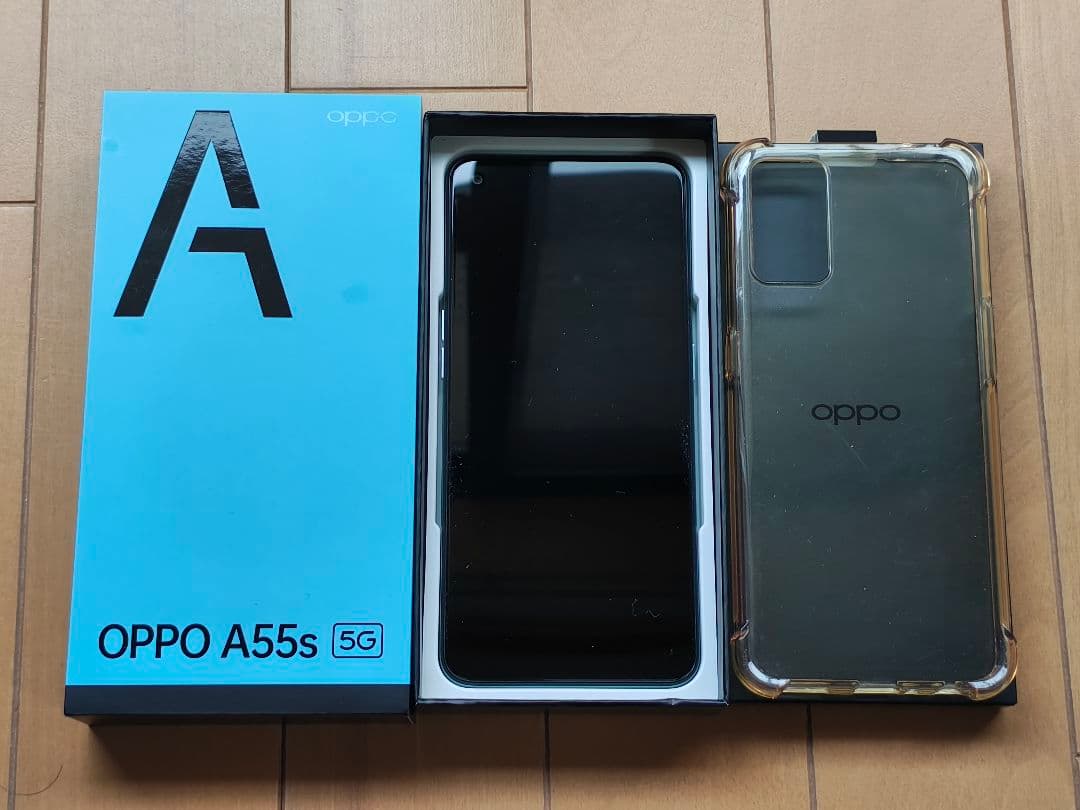 OPPO A55s 5G　グリーン