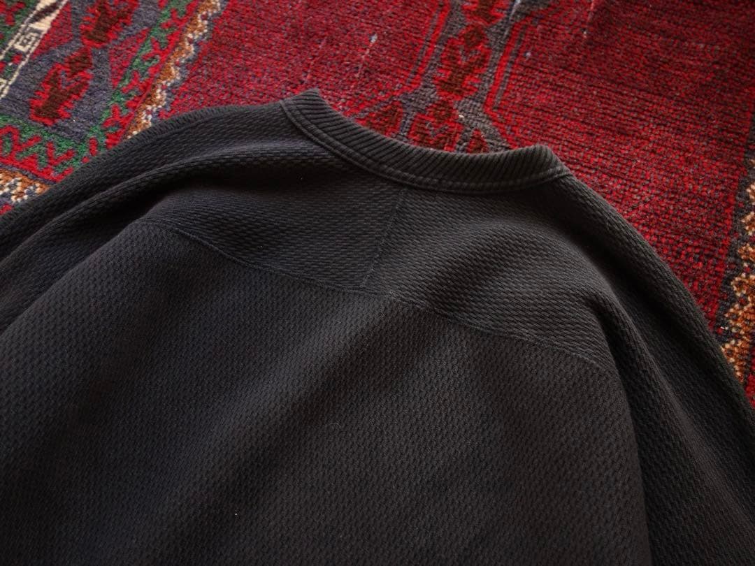 H beauty&youth ヘビーウェイト サーマルカットソー L ネイビー