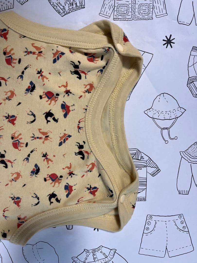 ロンパース・カバーオール misha and puff layette overall 0-6m