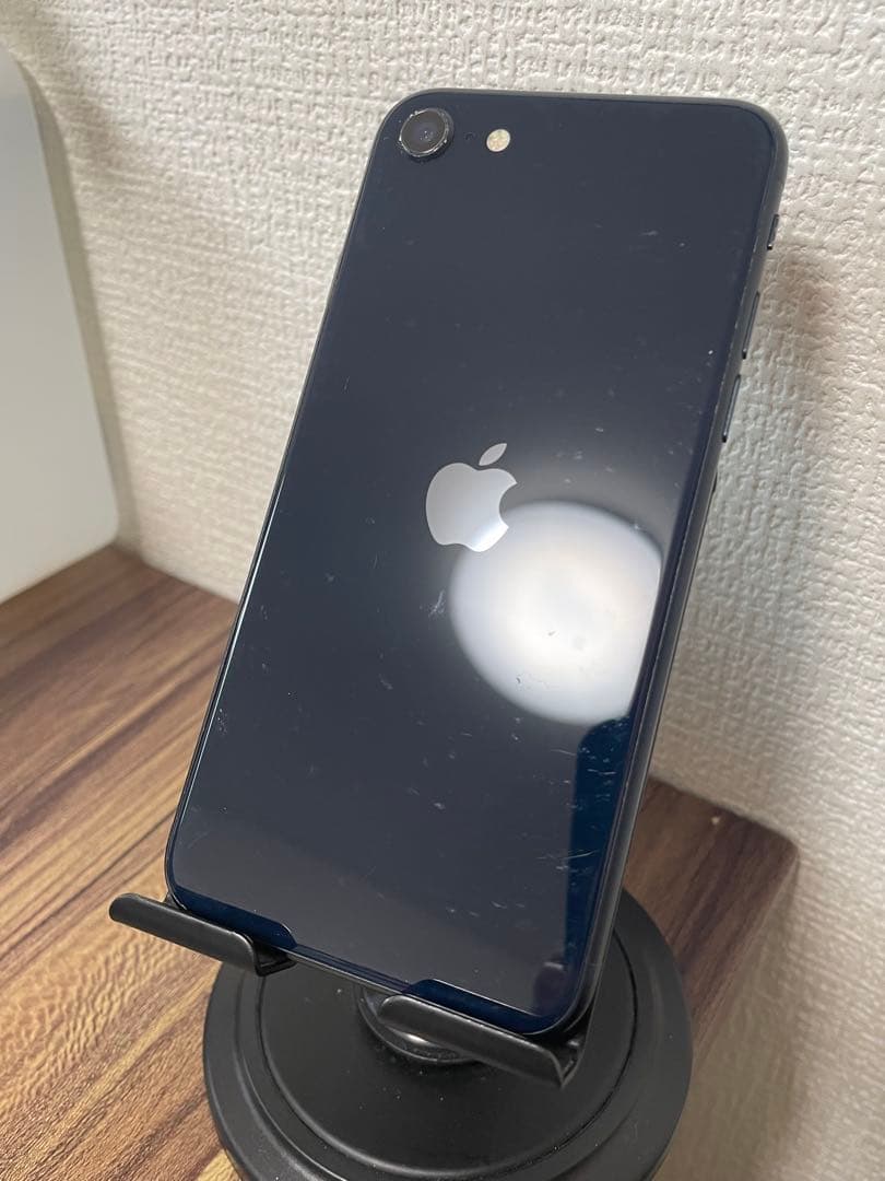 M5【即日発送】iPhoneSE(第3世代)ミッドナイト 64GB