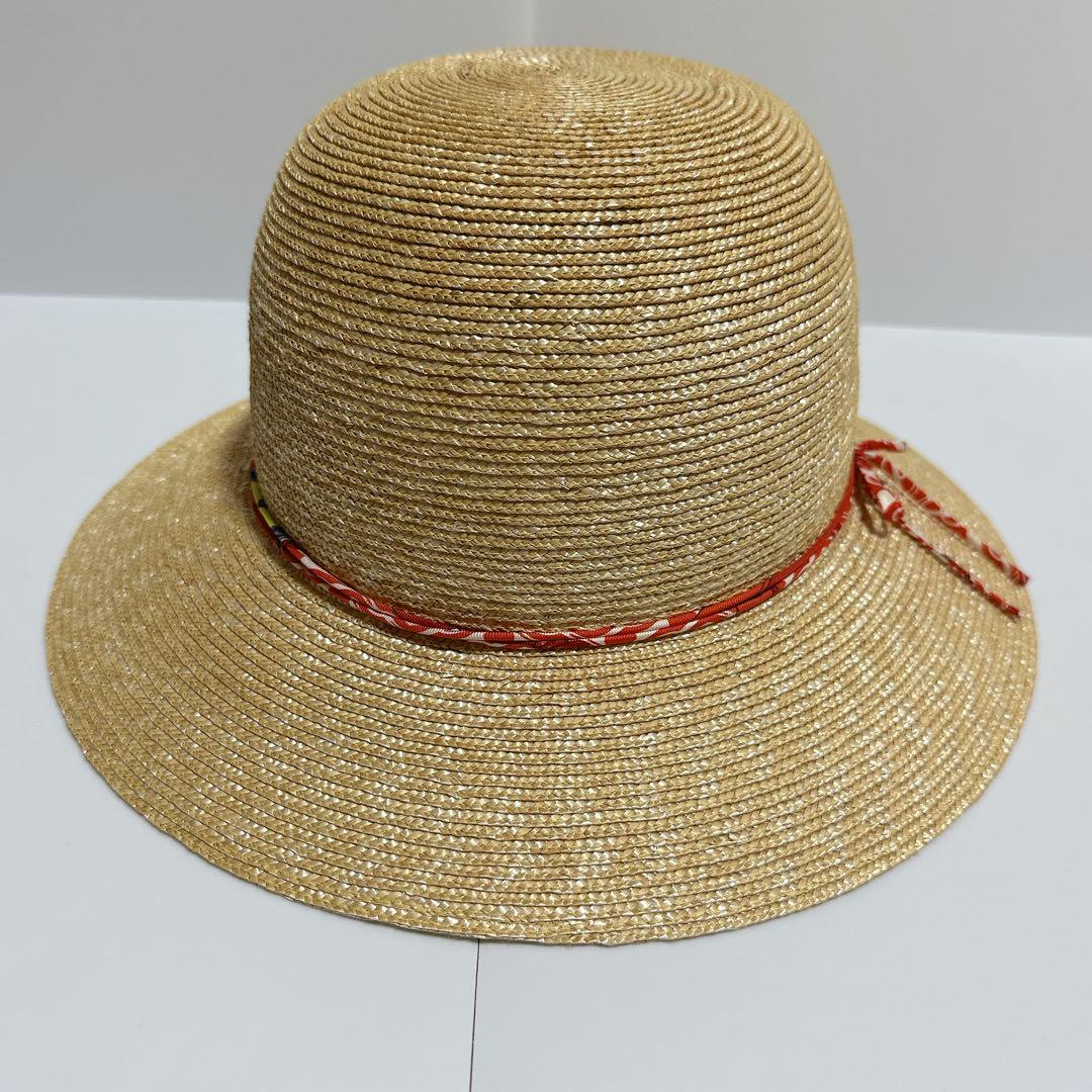 HERMES 麦わら帽子 ペーパーハット 60cm