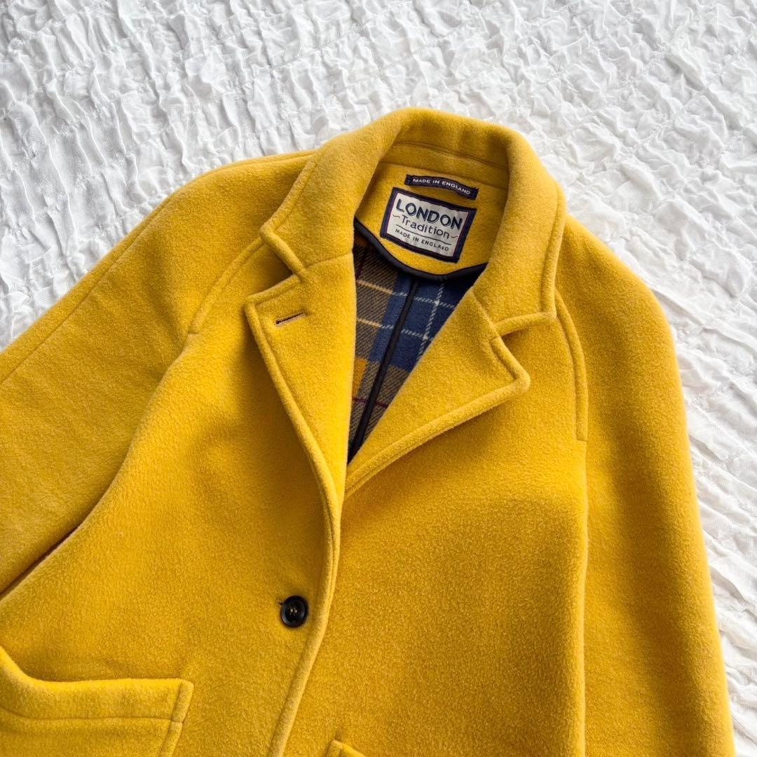 【美品】 ロンドントラディション ウールコート ステンカラーコート