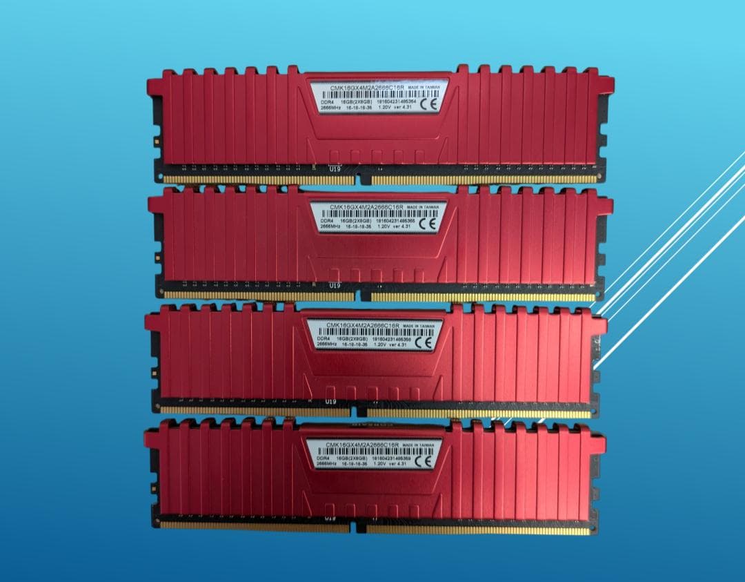 動作確認済みCORSAIR DDR4 32G(8Gx4)/#325