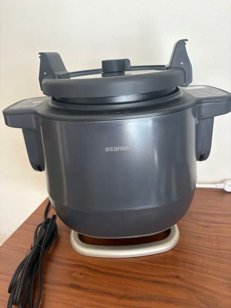 アイリスオーヤマ 自動調理器 DAC-IA2-H 2.0L グレー シェフドラム
