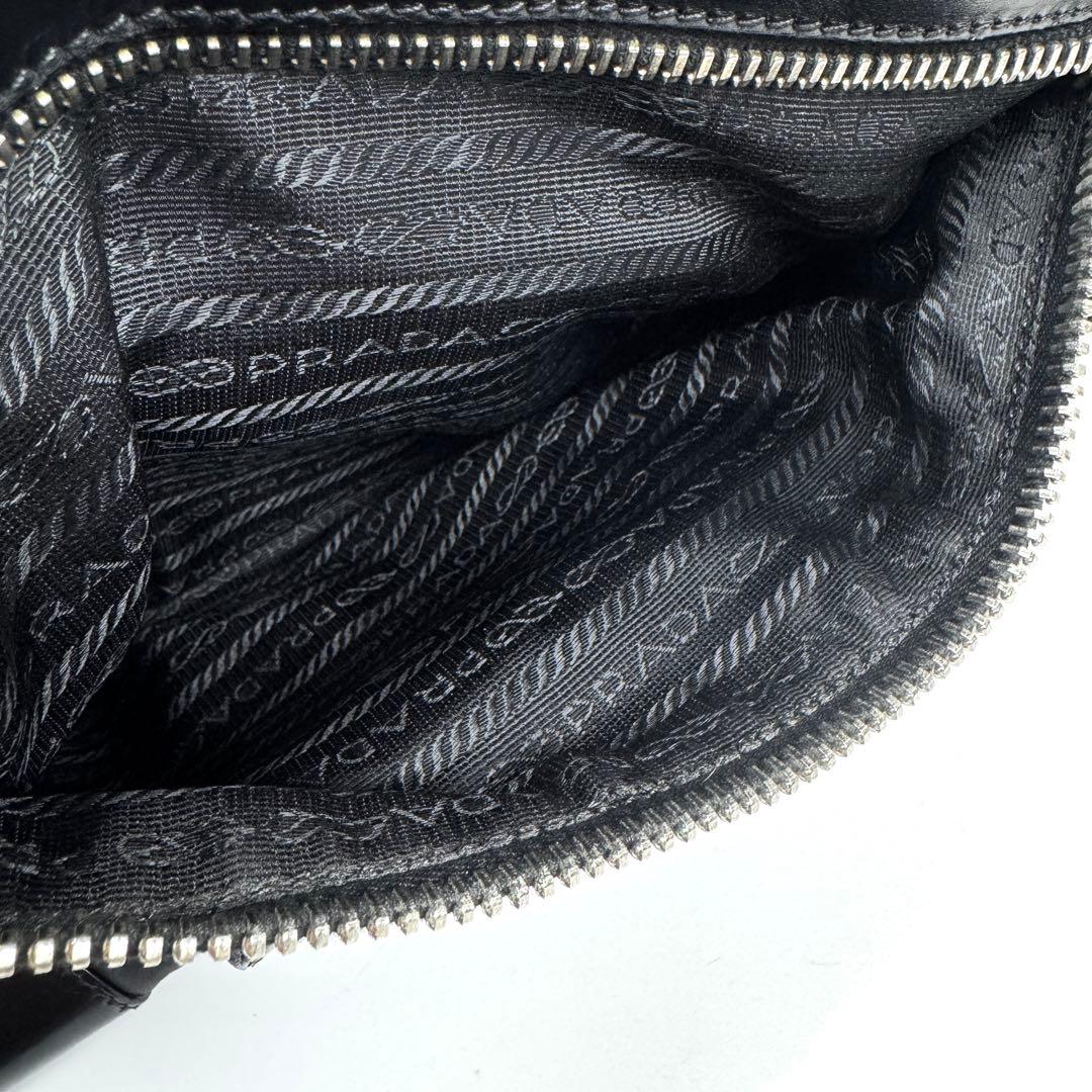 美品✨ PRADA プラダ ハンドバッグ 肩掛け ブラック ビジネスバッグ
