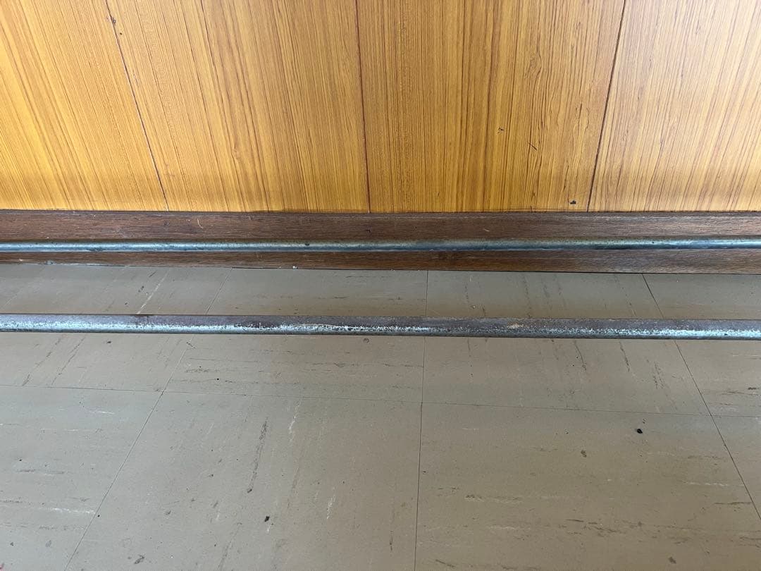 【O-1371】 ハンガーラック 大型 アパレル 古着屋 フリマ 昭和レトロ