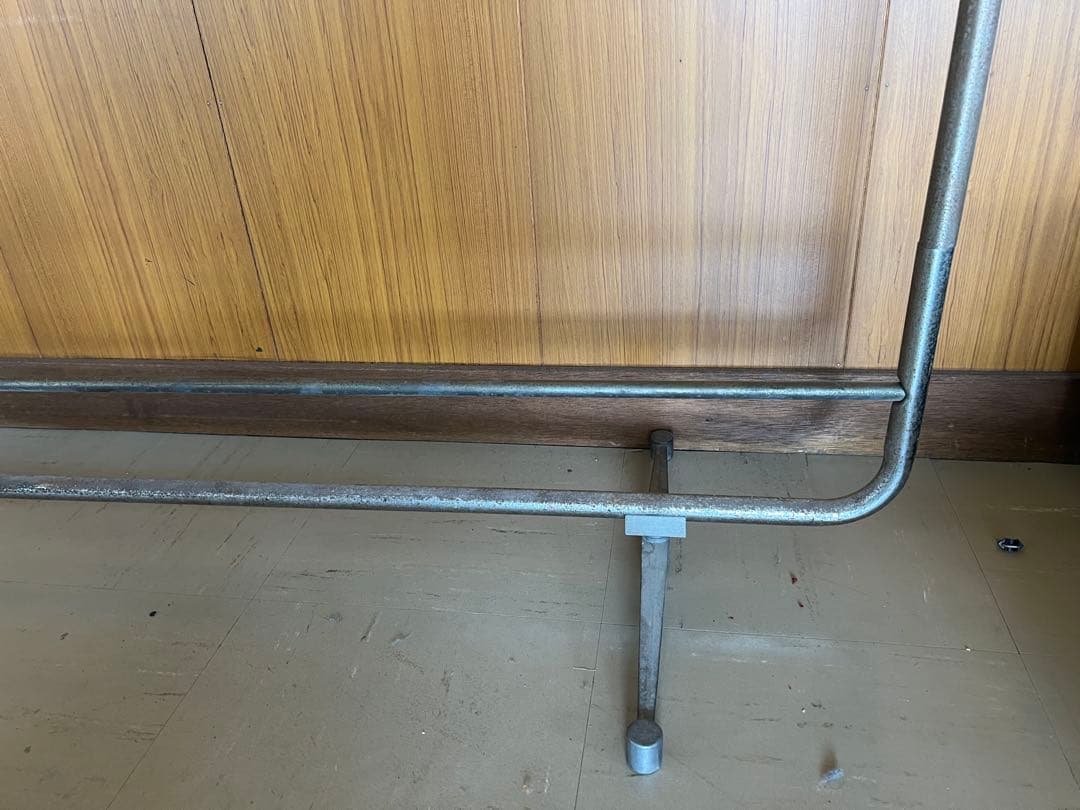 【O-1371】 ハンガーラック 大型 アパレル 古着屋 フリマ 昭和レトロ