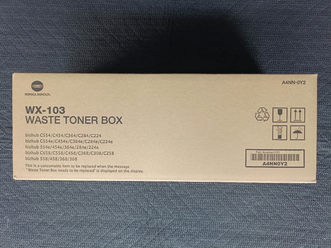 コニカミノルタ　TN324 4本＋103廃トナーボックスセット新品、純正品