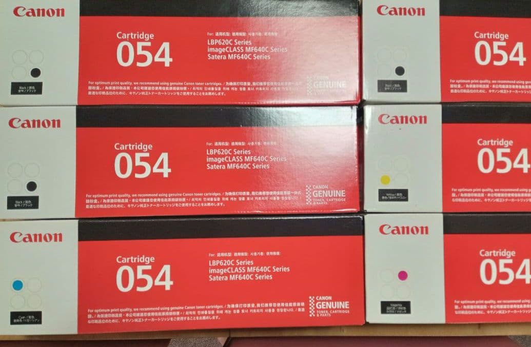 Canon 054 トナーカートリッジ　６個