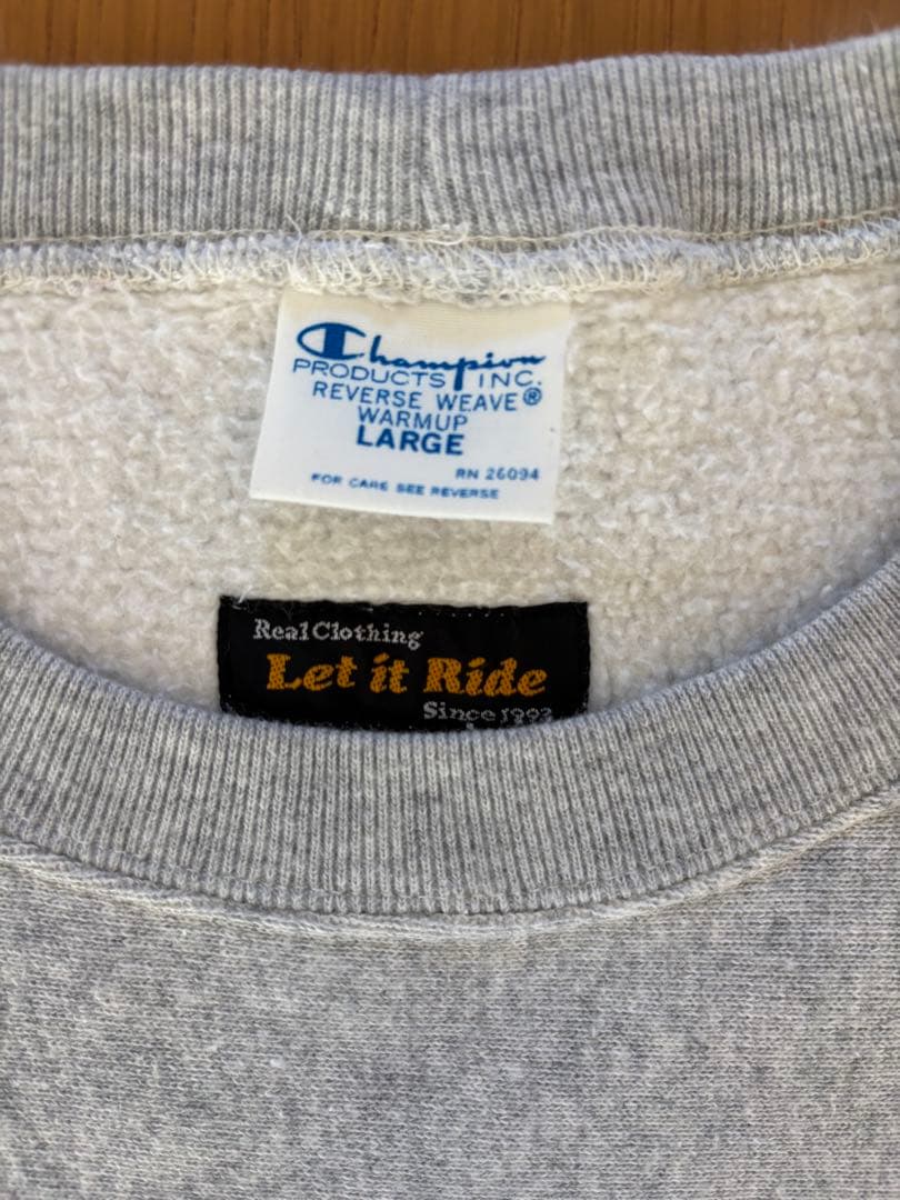 Let it Ride レットイットライド チャンピオン リバースウィーブ