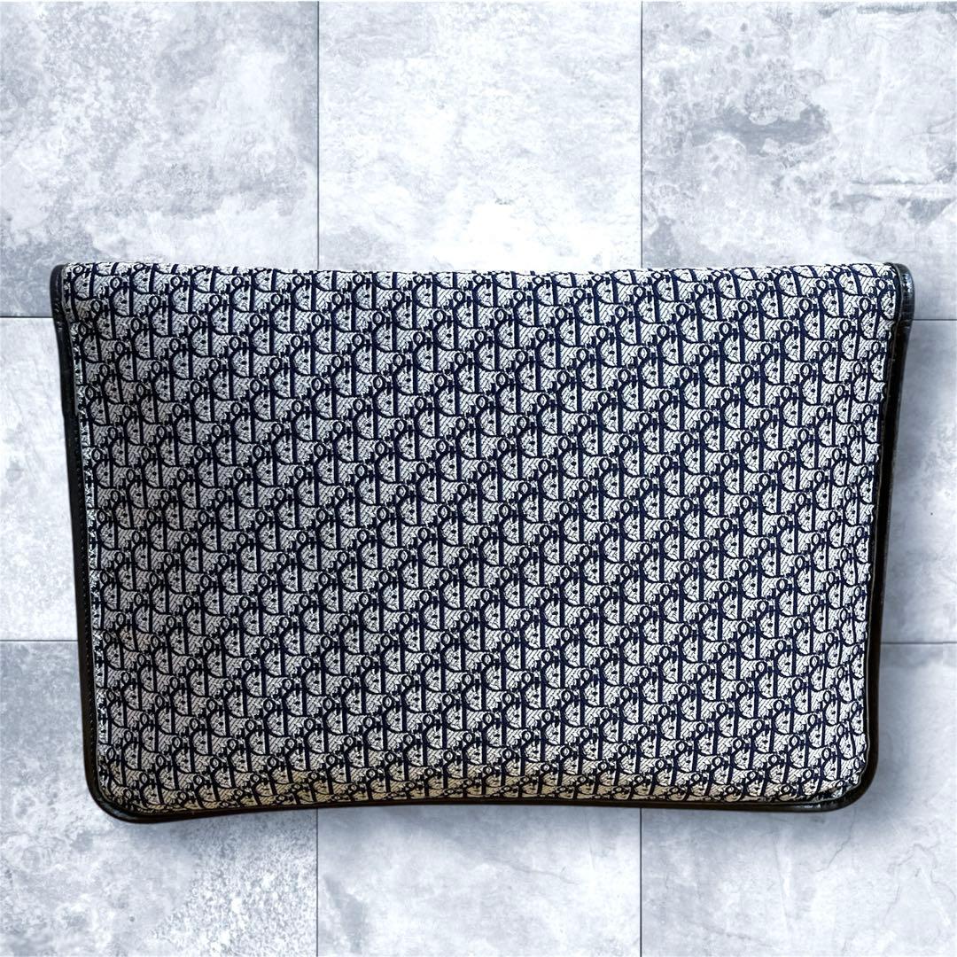 クリスチャンディオール トロッター クラッチバッグ セカンドバッグ ネイビー