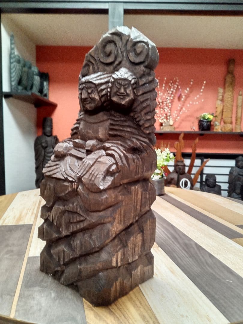 高山市千光寺、両面宿儺、円空仏模刻