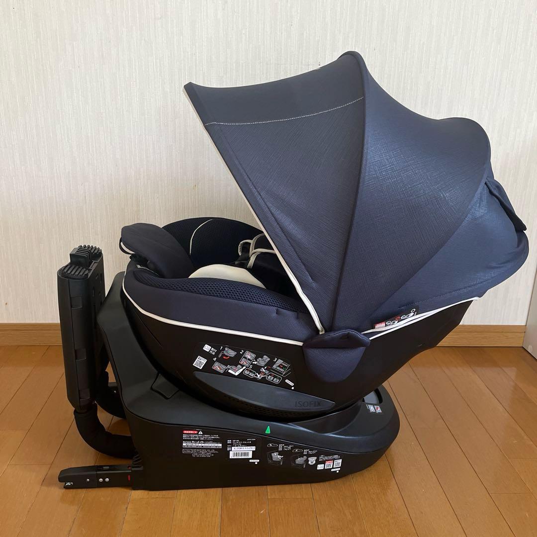 【エールべべ】クルットRグランス２／回転式／R129／ISOFIX／新生児OK