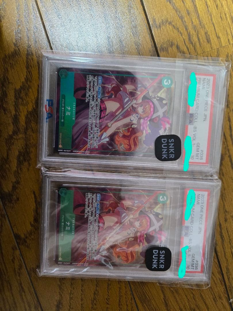 ワンピースカード　ナミ　036 psa10 sr